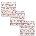 thumbnail image 7 of SKYSONIC Christmas Santa Cats Baby Muslin Washcloths Face Towel, 3 PCS Cute Burp Cloths Cotton Wipes Infant Wash Cloth for Newborn Boys Girls 12"x12", 7 of 7