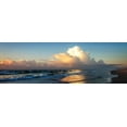 thumbnail image 2 of Hausenflock, Alan 32x13 White Modern Wood Framed Museum Art Print Titled - Cloud Bank Sunrise II, 2 of 4