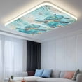 thumbnail image 2 of Fluorescent Light Covers 1 Pack 4x2 ft Teal Ocean Turtle Ceiling Light Covers Seaweed Coral Starfish Light Filters for Classroom, Office & Home, Drop Ceiling Light Covers, 2 of 8