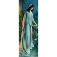 thumbnail image 2 of John Knowles Hare 9x18 Black Ornate Wood Framed Double Matted Museum Art Print Titled - Overlooking the Garden (1910), 2 of 5
