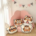 thumbnail image 3 of Sofa Cushion Fat Tiger Plush Toy Soft Pillow for Children Adult Christmas Holiday Gift For 3-6 Year Old, 3 of 6