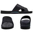 thumbnail image 2 of Comwarm Shower Shoes for Women Men, Quick Drying Lightweight Non Slip Pool Slides Slippers with Drain Holes, Black, 2 of 6