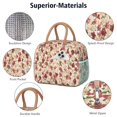 thumbnail image 4 of Womens Pioneer Flower Floral Print Pattern Lunch Box for Work,Insulated Lunch Bag for Women,Loncheras Para Mujer,Leakproof Adult Lunch Bag for Work,Beach,Travel,Picnic,Camping, 4 of 7