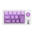 thumbnail image 1 of Teclado mecánico Teclado programable 12 Desktop de separación de línea de llave Púrpura, 1 of 5