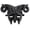 A, variant on Vintage Gold Black 3D Ram Horn Demon Mask, Scary Devil Goat Face Mask, Halloween Masquerade Carnival Haunted House Cosplay Costume Prop