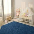 thumbnail image 5 of Softlife Super Soft Fluffy Area Velvet Rugs for Bedroom, 5.3' x 7.5' , Light Navy, 5 of 7