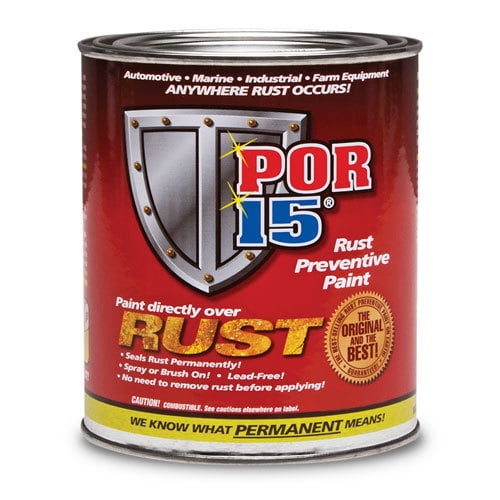 POR 15 CLEAR Rust Preventive Paint Coating PINT POR15 45108 - Walmart.com