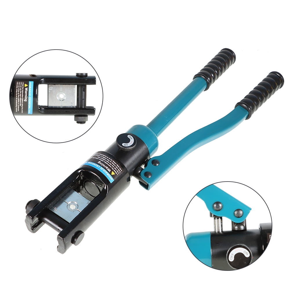 New Hydraulic Cable Lug Crimper 16Ton Tool Kit Includes Crimping Tool W/13 Dies