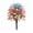 A, variant on 24" Artificial Red White and Blue Violet Flowers,Artificial Boxwood Topiary Ball,Trees with Ground Spike,Faux Spike Plants UV Resistant Fake Evergreen Tree for Independence Day Decor(A)