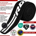 thumbnail image 2 of Knee Wraps RDX, soporte de compresión para levantamiento de pesas, 2 m, 2 of 9