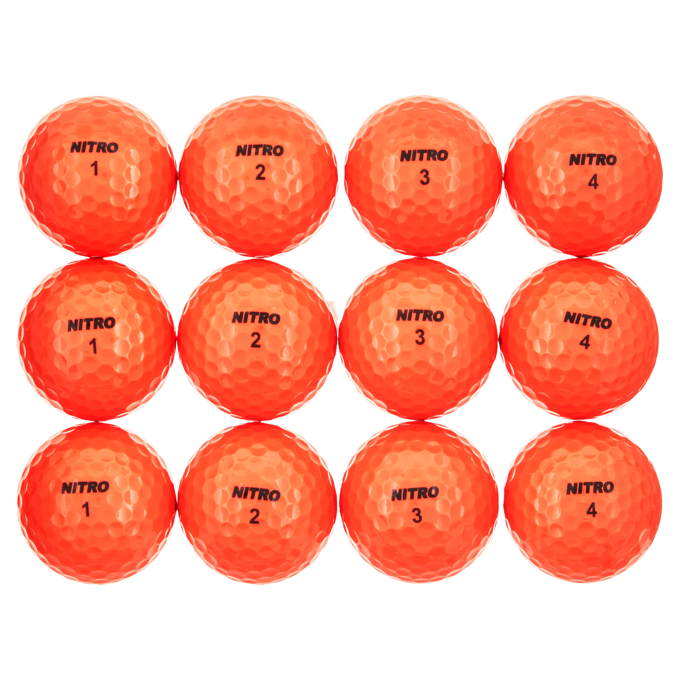 Nitro Golf Ultimate Distance Golf Balls 12-Pack Orange photo 4