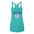thumbnail image 2 of Wild Bobby Ford Shelby Retro Cobra Logo Women Tri-Blend Racerback Tank Top, 2 of 6
