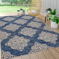thumbnail image 3 of JONATHAN Y JONATHAN  Y Arabesque Ornate Medallions Indoor/Outdoor Area Rug 4 X 6 - Navy/Beige, 3 of 5
