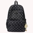 thumbnail image 6 of Btidfty Cute Polka Dot Laptop Backpack Large Capacity Travel Backpack Lightweight Bookbag for Female Elementary & Middle Students (Black), 6 of 6