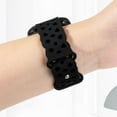 thumbnail image 3 of TECH CIRCLE Soft Silicone Bands for Apple Watch Band 38mm 40mm 41mm, Sport Strap Breathable Wristbands for Series 9 SE 8 7 6 5 4 3 2 1 Women Men,Darkblue, 3 of 5