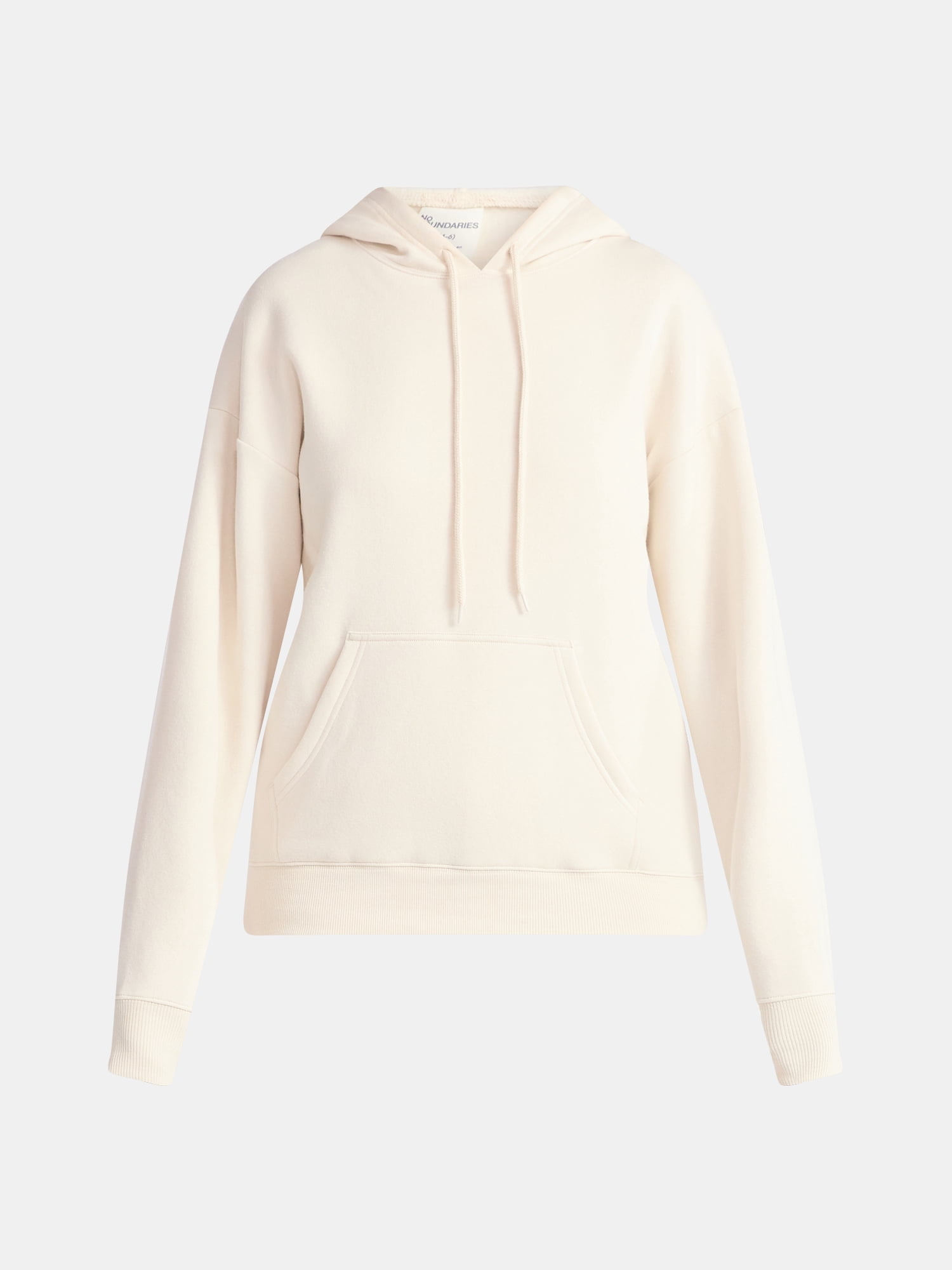 No Boundaries Essential Fleece Hoodie, Women's Sizes XXS-XXL