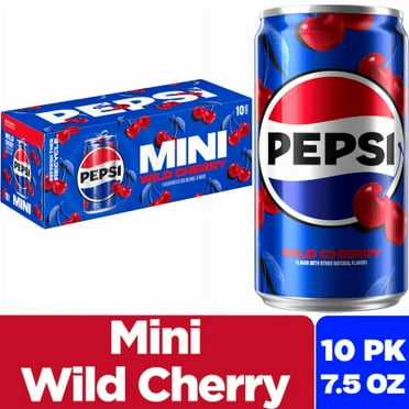 Pepsi Cola Wild Cherry Soda Mini Cans