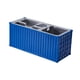 thumbnail image 3 of Organizador de escritorio portátil con múltiples compartimentos para bolígrafos y contenedores de envío Azul cielo, 3 of 8