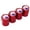 Red, variant on Hex Maserati Logo Emblem Car Wheels Tire Air Valve Caps Stem Dust Cover Sport
