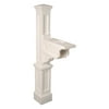 Mayne Dover Weatherproof Traditional Plastic Mail Post in White