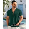 thumbnail image 5 of COOFANDY Men's Casual Button Down Shirts for Men Short Sleeve Summer Beach Shirt for Men, 5 of 6