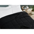 thumbnail image 4 of Truly Soft Everyday 100% Down Alternative King Blanket in Black, Solid Color, OEKO-TEX Certified, 4 of 12