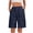 Navy 2, variant on Cargo Shorts Women Ladies Bermuda Shorts Baggy Short Cargo Pants with Multiple Pockets Summer Pants Drawstring Elasticated Waist Half Pants for Outdoor Hiking Work Travel Golf