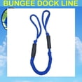 thumbnail image 4 of Boat Mooring Rope, Boat Cords Stretch Shock Absorb, Perfect for Kayak, Pontoon, Boat Accessories Gifts for Men , Blue, 4 of 8