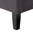 thumbnail image 6 of CorLiving Emerson Upholstered Adult Queen Platform Bed with Slats and Tufted Headboard - No Box Spring Required, Dark Grey, 6 of 6