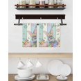 thumbnail image 3 of Happy Easter Kitchen Dish Towels for Drying Dishes Set of 2, Spring Bunny Colorful Eggs Wooden Grain Waffle Weave Microfiber Hand Tea Bathroom Towels Quick Dry & Absorbent Towel 15.7x23.6, 3 of 7