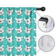 thumbnail image 4 of Blackout Kids Curtains,Esign Of Head Pug Dog Childrens Insulated Curtains Set Of 2,Bedroom Essentials,Toddler Room Decor 52x63in(132x160cm), 4 of 4