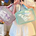 thumbnail image 4 of Sanrio Cinnamoroll bolsa de maquillaje Kuromi My Melody bolso de cosméticos Y2k Hello Kitty capacidad impermeable bolsa de almacenamiento para mujer regalo2230, 4 of 5
