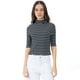 thumbnail image 1 of PLAYERA PARA MUJER QUARRY MANGA MEDIA CUELLO LARGO, 1 of 4