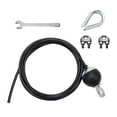 thumbnail image 1 of jinwen Gym Replacement Cable Fitness Pulley Cable for Exercise Workout LAT Pulldown 3.0m, 1 of 9