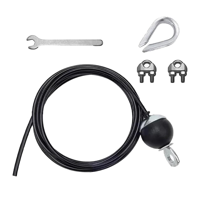jinwen Gym Replacement Cable Fitness Pulley Cable for Exercise Workout LAT Pulldown 3.0m