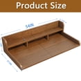 thumbnail image 5 of MIDOQIN Washer Dryer Countertop, Wood Laundry Countertop with Edge Rails - 54" Width x 27.5"Width Laundry Room Organization, 5 of 7