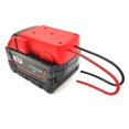 thumbnail image 3 of Adaptador de batería Brillar para batería Milwaukee M18 Xc 18v salida de 2 cables Diy, 3 of 3