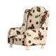 thumbnail image 5 of Sofá en miniatura 1/12, mueble para casa de muñecas, sillón de tela, sofá, juguete para niños Estampado floral beige, 5 of 9