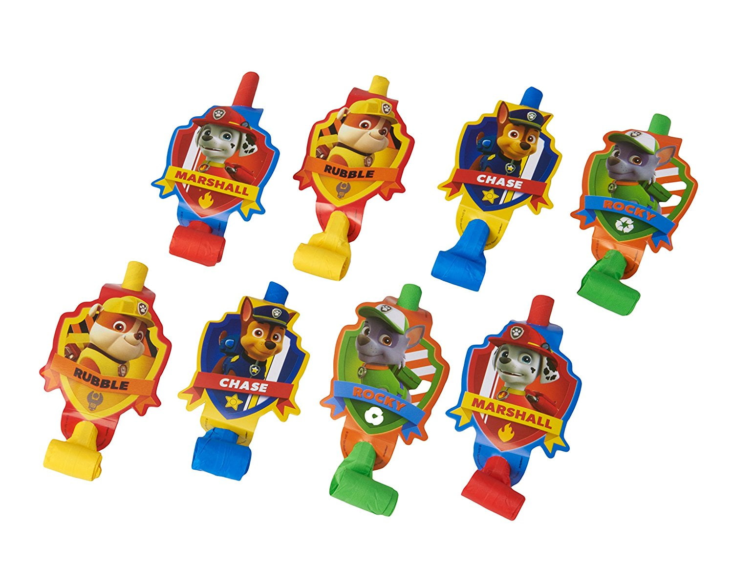 Unique Industries PAW Patrol Party Blowers 8ct Unique Industries PAW Patrol Party Blowers 8ct