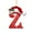 Z, variant on dajkiuy Christmas Tree Ornaments Christmas Initial with Christmas Hat Personalized DIY Christmas 26 Letters Ornaments 3.15 inch Christmas Decoration Xmas Tree Hanging Decor(D)