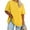 Yellow, variant on Ptaesos Women's Plus Size T Shirts Oversized Tees Summer Short Sleeve Crew Neck Loose Tunic Tops