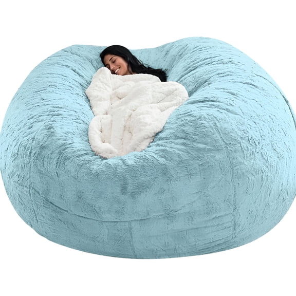 AUQ 1pc Chair Cover Large Circular Softfluffy Comfortable Velvet Sofa Cover for Living Room Bedroom Office Home Decoration Onlycover No Filler 135Cmx65Cm