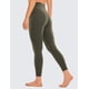 thumbnail image 2 of Leggings Deportivos CRZ YOGA Sensación Desnuda Cepillada 25" - Pantalones de Yoga Mujer de Cintura Alta con Compresión y Control de Abdomen Verde Oliva Talle XS, 2 of 4