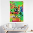 thumbnail image 3 of Looney Tunes Marvin The Martian Wall Tapestry Cartoon Poster Wall Hanging Tapestry for College Dorm Living Room Bedroom Decoration 40"x60", 3 of 8