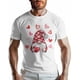 thumbnail image 1 of Camisetas para hombre, camiseta de algodón con cuello redondo de gnomo de San Valentín, manga corta para hombre, enano del amor, 1 of 8
