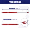 thumbnail image 2 of Unique Bargains 16 Inch 196N/44Lbs Universal Gas Struts Shocks Lift Supports Lid Stay Red Car RV, 2 of 7