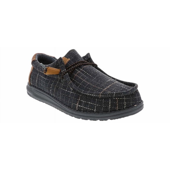Heydude Wally Plaid Casual Shoe | 40402-410 Blue