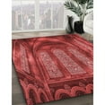 thumbnail image 3 of Ahgly Company Machine Washable Indoor Rectangle Transitional Orange Area Rugs, 2' x 5', 3 of 7