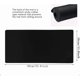 thumbnail image 1 of Mouse pad/large mouse pad 600x300mm | XL mouse pad | desk pad/gaming mouse pad | rubber base for a stable grip on smooth surfaces (60x30 black), 1 of 4