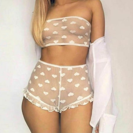 

Women Lace Sexy Lingerie Nightwear Underwear G-string Sleepwear Bra Set